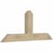Ekena Millwork Portland Rough Sawn Timber Gable Bracket, Douglas Fir, 60"W x 25"H x 4"D x 6"F, 10/12 Pitch GBW060X25X0406POR00RDF - alternate 5
